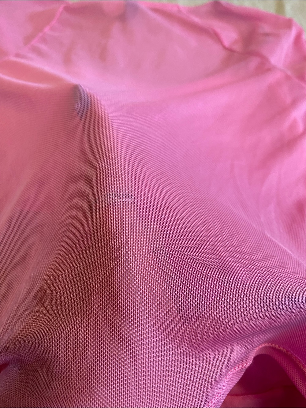 H&M Pink Mesh Ruched Underwire Crop Top - Picture 5 of 5